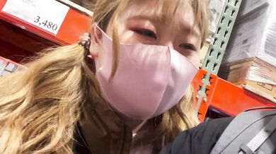 secret shopping date remote control vibrator. I couldn't stand it and squirted in the parking