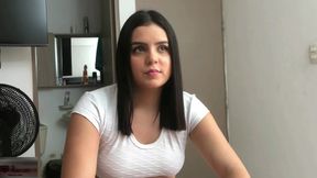 I show my cock to melanie caceres and she can&#039;t resist putting it in her mouth and me in her pussy - Porno en Espa&ntilde;ol