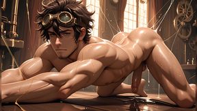 This Steampunk Rebel with Erected Dick Will Drive You Wild