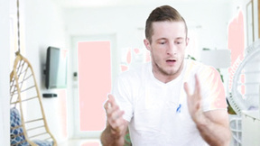 Ginger Anjela rough face fuck on her knees