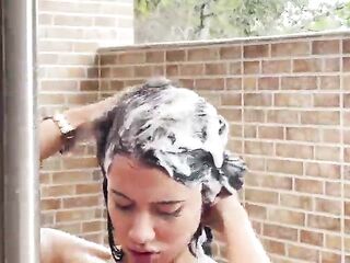 Shower, ideal bazookas, ideal snatch - Ambar Prada