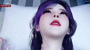 she moves, you drool: 3d girl magic - 3d animation