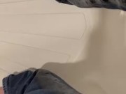 Pissing in Jeans in the shower