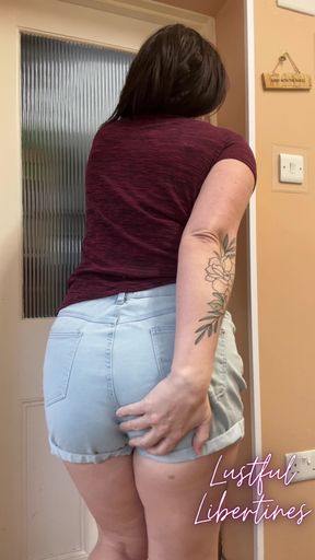 Locked Out and Desperate to Pee - Shorts Wetting