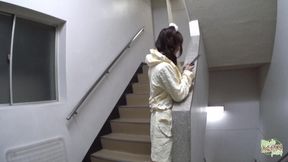 Arival by Car and an Interesting Set up in This Apartment Made Her Horny Af