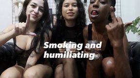 Dandara Domme: Smoking with my friends and humiliating you (EN-4k)