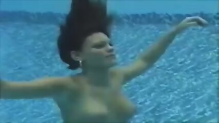 Sexy girl drowning underwater