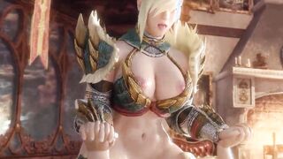 3D Compilation Monster Hunter World Rise hot Gigantic Hooters 18 Yo Uncensored Cartoon