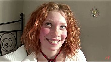 Redheaded girl gets her Holes Fisted &amp_ Toyed