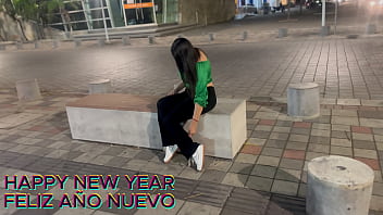 Cheating Latina wife gets her ass fucked on New Year's Eve