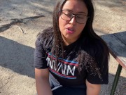 PROPUESTA INDECENTE A LATINA CACHONDA EN EL PARQUE