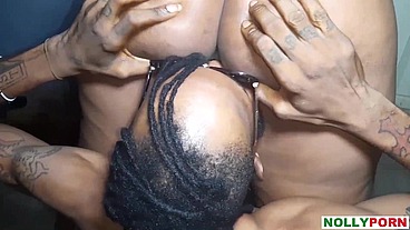 Tall Lizzy Got Sucked and Fucked By Popular Nigerian Porn Star Strawberry Tripsy