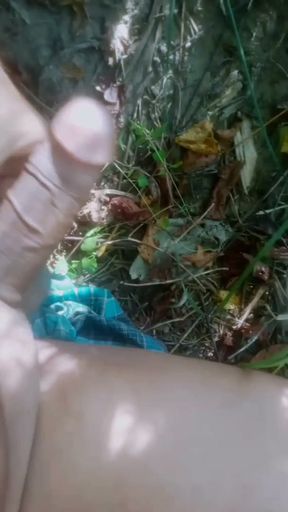 Amateur Wife Outdoor Handjob Teasing &amp; Natural Soft Talk POV