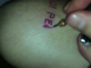 Lil Tweet eternalizing the name of the fallen star. Good night, sweet Peep.