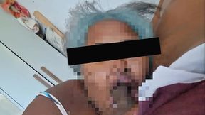 Tia crente chupa o pau e fodendo com o sobrinho inocente