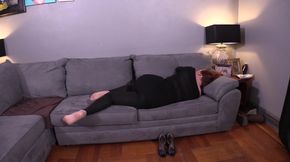 Evangelines Sleepy Pantyhose Feet