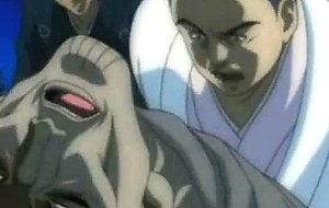 Bondage japanese hentai intense poked by samurai anime