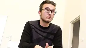 Geeky guy in glasses gets his butthole wrecked BIG TIME