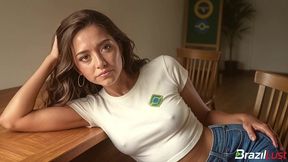 a hot brazilian slut impaled herself on my cock.[ai]
