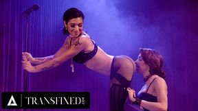 Cabaret Trans Owner Ariel Demure Devours New Lead Singer Brooklyn Grays Pussy On Stage