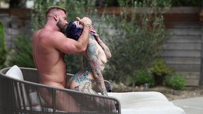 anal & pussy drilling with tattoed babe badmomtiti