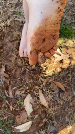 Muddy feet