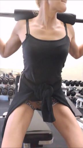 Gym pussy