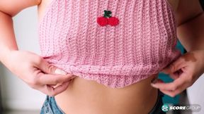Mochi Mona teases and cums