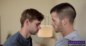 Lustful booty hunk slammed in his asshole by aged friends cock