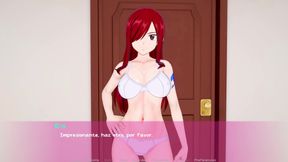 My Waifu Wants to Become a Pornstar - Casting Porn with Beautiful Erza