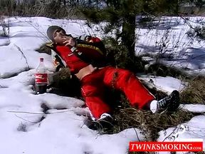 Roma raises body temp by waking uncut penis in snowfield