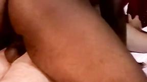 ”Mature man sucks black amateurs dick & tries his cum”