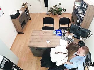 LOAN4K. Una Fairy knows this babe's a bad hotty and got spanked by a loan manager