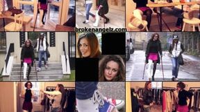 Rosalie Term SLC and Zuzu LLWC Coffee Break Foot Show and Shopping at Their Favorite Boutique (in HD 1920X1080)