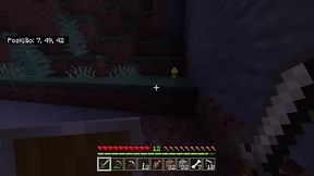 Safada se destrai com uma flor e &eacute_ pega por tras - minecraft