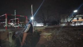 Public Sex on the Street Outdoors Caught Fucking by Police Bus Voyeurs and Trains