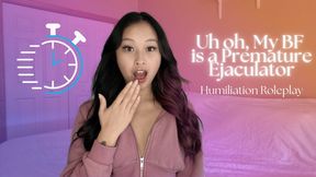 Uh Oh, My BF is a Premature Ejaculator - Hosted by ObeyEnvyNow | Female Domination, FemDom, Asian, Sensual Domination, Orgasm Control, Humiliation, Goon, Degradation, Roleplay