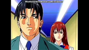 Boss Dominates Shy Worker in Hot Office Romance Hentai Scene