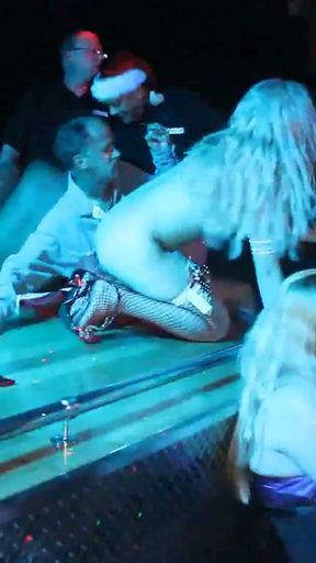Dirty D Wild Christmas Gangbang In Strip Club   Clip 2