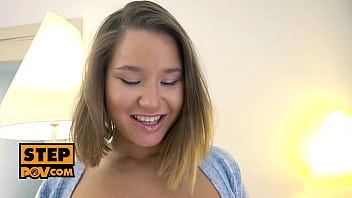 POV - Amalia Davis wants stepbrother&#039_s cum