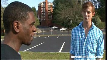BlacksOnBoys - Nasty sexy boys fuck young white sexy gay guys 15