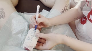 Medical Fetish Roleplay – CUM exam by masked nurse 🩺🎭💦