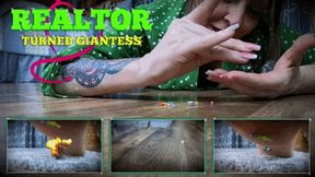 Realtor Tuned Giantess-giantess special effects- sfx- vfx-tiny shrunken people-crushing-ass crushing-unknown giantess-feet-shrunken people running-shrunken people crushed-shrinking