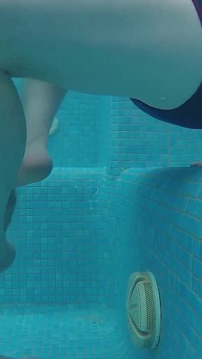 Amateur Pale Skin Redhead Guy with Hot Smooth Bum Caught Soft Playing (handjob, Footjob, Quick Blowjob, Ass Playing) Underwater