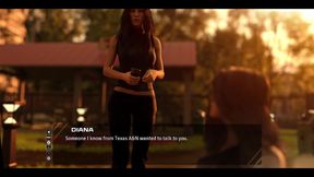 Move the Chains - Stunning Long Haired Brunette Wants to Talk About the Old Days | Taboo Hentai 3D Game