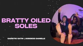 Bratty Oiled Soles ft Goddess Danielle