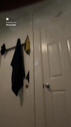 Black Boy Slip Down White Thong for Solo Anal Toy Ride