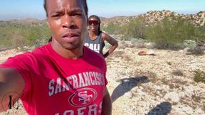 Ebony Couple Hiking Fresh Air and Pornstars