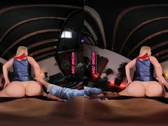 VR Conk captain marvel cosplay parody blonde MiLF VR Porn
