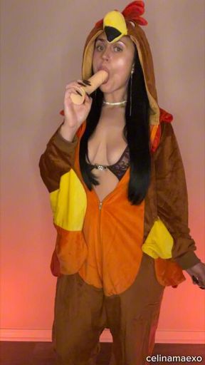 Gobbling Up Your Cock ~ Thanksgiving Blowjob